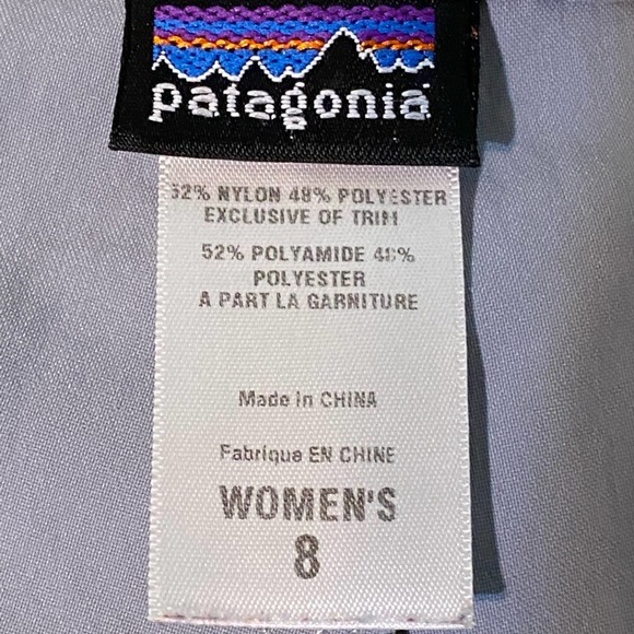 Patagonia Gray Skort Hiking Skirt Women’s Size 8 - Picture 6 of 8